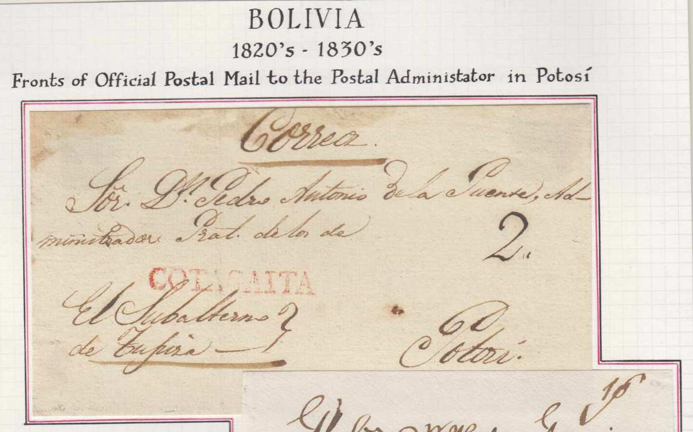 Bolivia — Prestamps