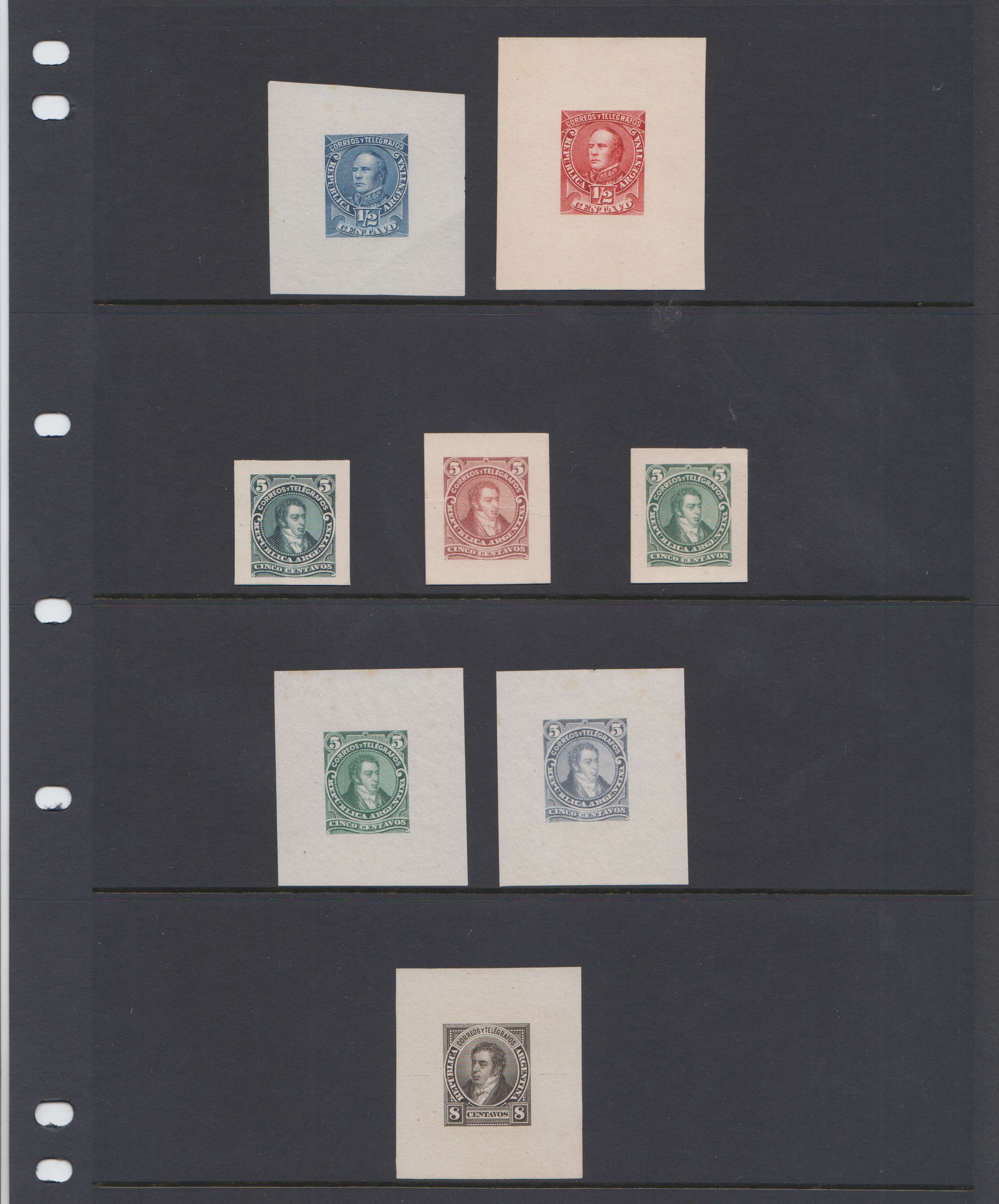 Argentina 1888 — issue Die Proofs and Proofs collection I ever had, with items coming from the C